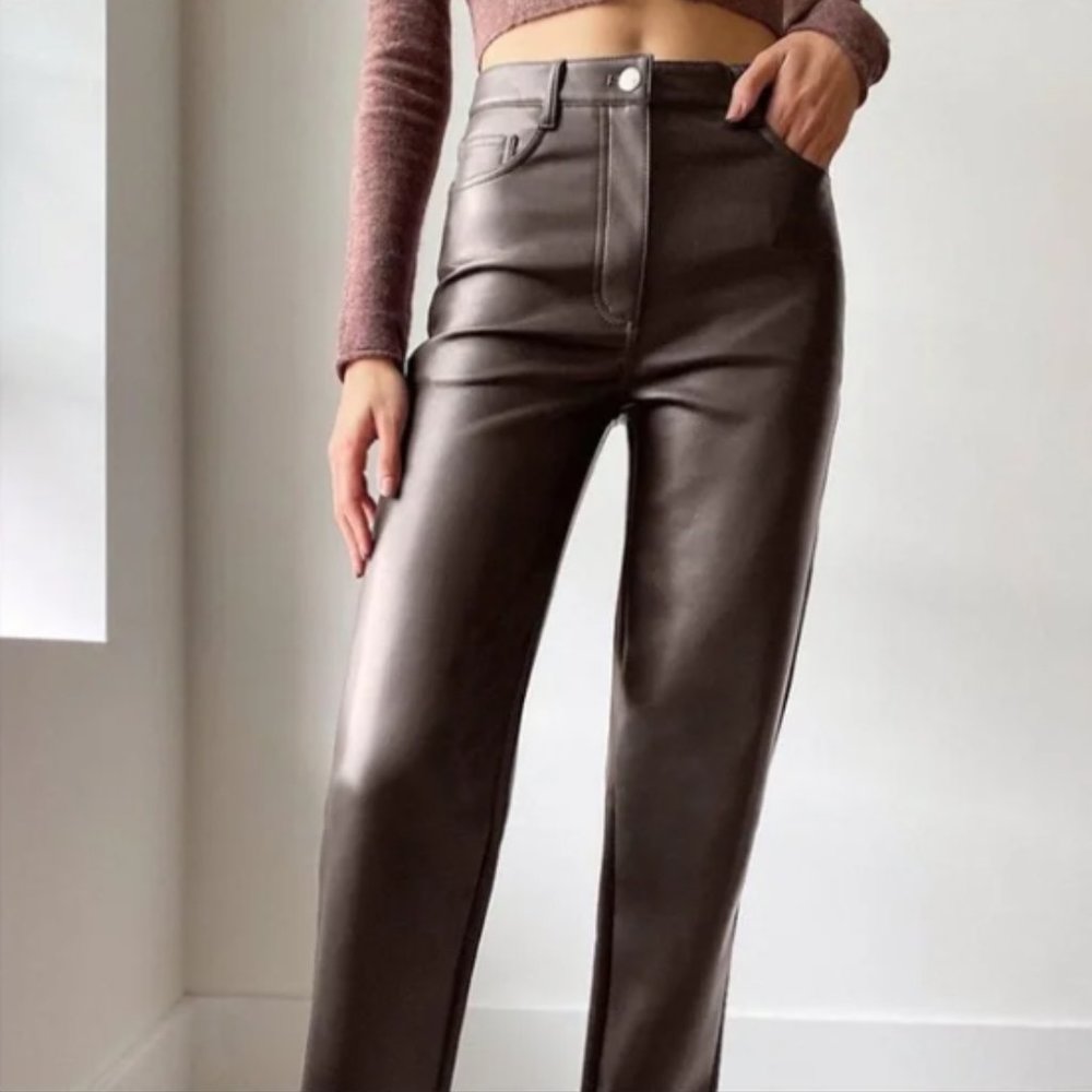Wilfred Melina Vegan Leather Crop Pants